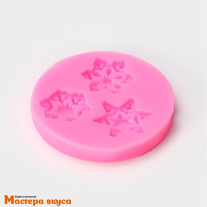 Молд силиконовый МЕТЕЛИЦА 3в1, 5,5*5,5 см