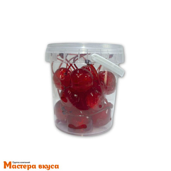 Черешня засахаренная с веточкой красная без сиропа 15 шт (~70гр) Dolce Inside 