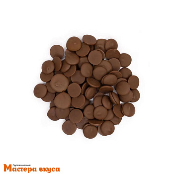 Глазурь Sicao молочная на основе какао-масла ЭКМ (диски) S1619