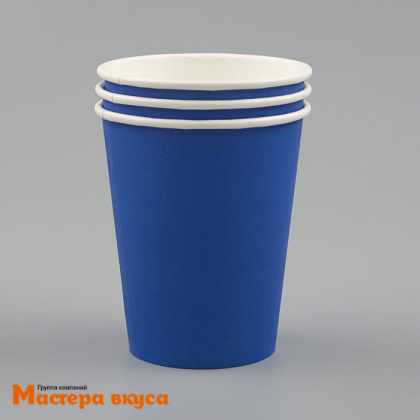 Стакан бумажный СИНИЙ, 250 мл