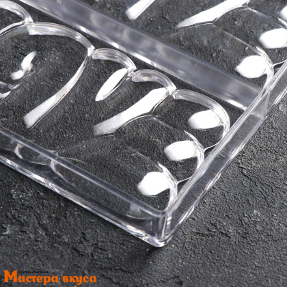 Форма для шоколада  прочный пластик LOVE плитка, (3 ячейки) 27,5*17,5*2,5 см