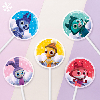 Фотопечать Цветняшки, для леденцов, № 54