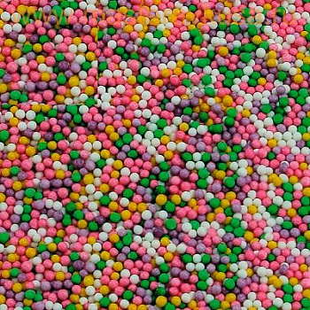 Посыпка Шарики № 4 микс разноцветные пастель, упак 1 кг