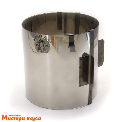 Форма раздвижная КОЛЬЦО, Н-20см, D~14-25см (нерж.сталь) ВЕНТСАР