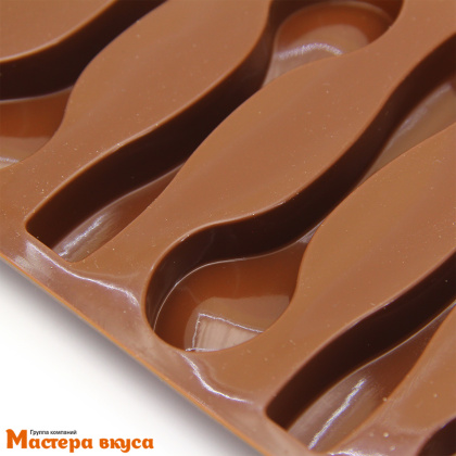 Форма для шоколада силиконовая  ЛОЖЕЧКИ, (6 ячеек) 21,4*10,7*1,5см