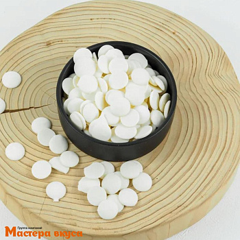 Глазурь Sicao белая на основе какао-масла ЭКМ (диски) S1737