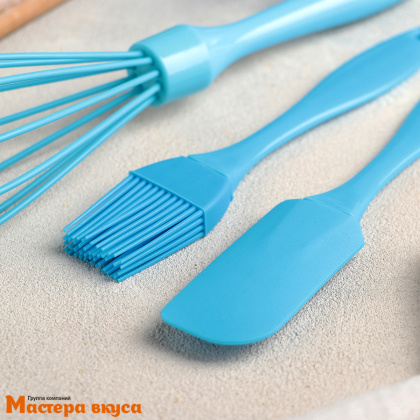 Набор кондитерский, Лопатка 18см, Кисть 17см, Венчик 26см