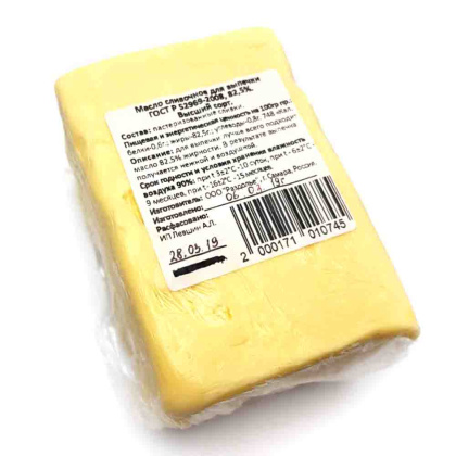 Масло сливочно-растительное (спред растительно-сливочный), 82,5% (Красноярское молоко) 450-550гр