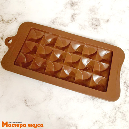 Форма для шоколада силиконовая, плитка ВОСТОЧНАЯ СКАЗКА 15,5*8*1,3 см