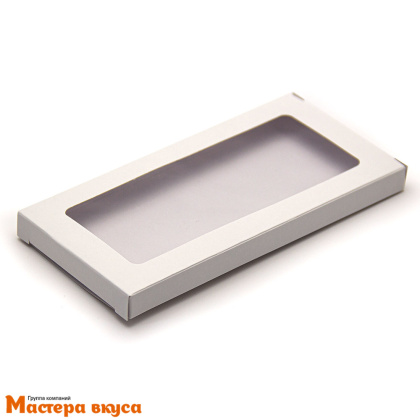 Упаковка для шоколадной плитки 171*80*14 мм, (белая)