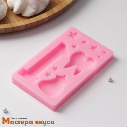 Молд силиконовый МОЛОЧНЫЙ ЗУБ, 10,3*6,5*1,1 см