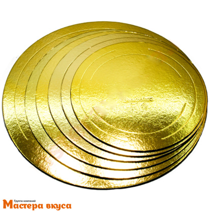 Подложка 3,2 мм, D500 мм золото/белый жемчуг