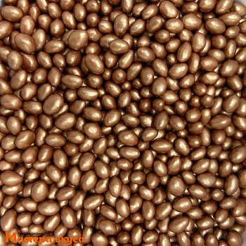 Злаки покрытые белым шоколадом Элипс Криспи (River Pearls), МЕДЬ, 20 гр