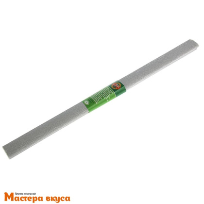 Бумага упаковочная гофрированная Серебряная, 30г, ш-50см, 2м
