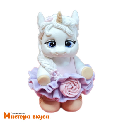 Молд силиконовый  3D МИЛАШКА-ЕДИНОРОГ, изд 5*h8,3 см (шоколад~70гр)