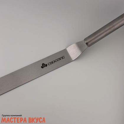 Палета (спатула) угловая металлическая 21,5*3 см (36,5 см)