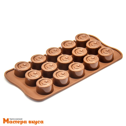 Форма для шоколада силиконовая Silikomart (изи-шок) VERTIGO головокружение, Силикомарт (Италия)