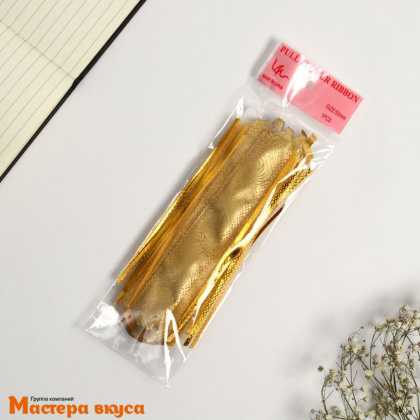 Бант-шар  ЗОЛОТО розы, (ш 6 см) d~15 см