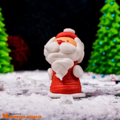 Сахарная фигурка 3D (НГ) ДЕД МОРОЗ, h~4,5см d~3,2см