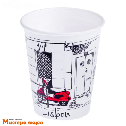 Стакан бумажный "Города", 250 мл