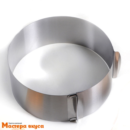 Форма раздвижная КОЛЬЦО, Н -8см, D~16-20см (нерж.сталь) Китай