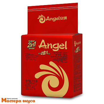 Дрожжи инстантные "ANGEL Super 2 в 1" (красные), 500 гр