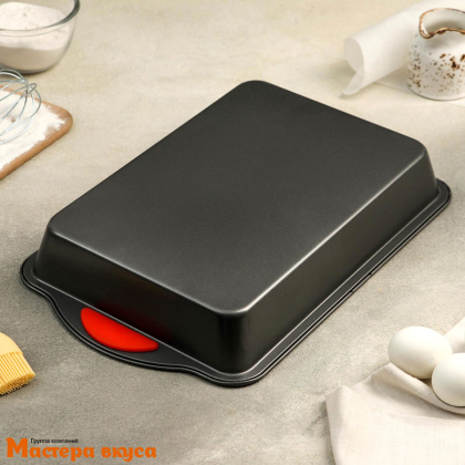 Форма для выпечки, "Пирог"  40,5*25,5см  h-5,5 см, (антипригарное покрытие) "Софт" 