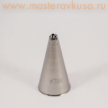 Насадка стальная ЗВЕЗДА закрытая, 3мм  (BC321) №841