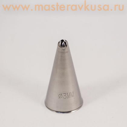 Насадка стальная ЗВЕЗДА закрытая, 3мм  (BC321) №841