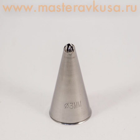 Насадка стальная ЗВЕЗДА закрытая, 3мм  (BC321) №841