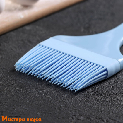 Кисть силиконовая  широкая 21*8*1 см "Профи"