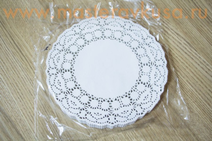 Салфетки бумажные ажурные Д220 мм, 250 шт.