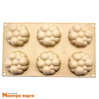 Форма силиконовая Silikomart BOLLICIN MINI пузырьки мини серая, (Италия)