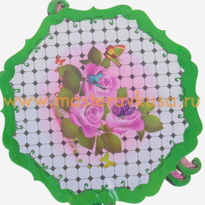 Подставка под сладости ВКУСНЯШКА, ламинированный картон d19см