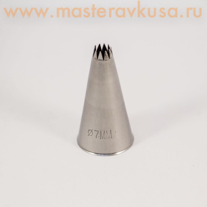 Насадка стальная ФРАНЦУЗСКАЯ ЗВЕЗДА,  7мм,  (BF312)