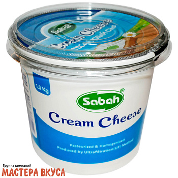 Сыр творожный Cream Cheese (Sabah), ведро 1,5 кг 