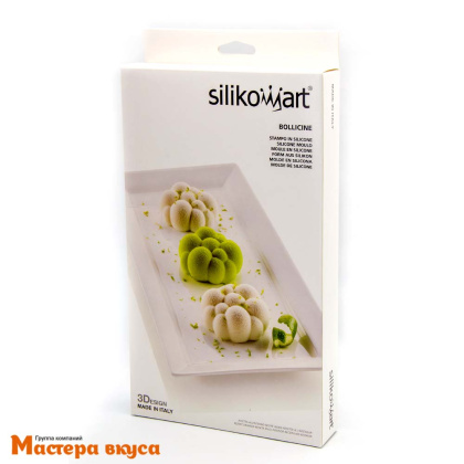 Форма силиконовая Silikomart BOLLICIN MINI пузырьки мини серая, (Италия)
