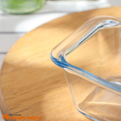 Форма для выпечки (жаропрочное стекло) прямоугольная, 31*12,5*7 см