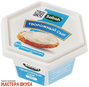 Сыр творожный Cream Cheese (Sabah), 100 гр, 