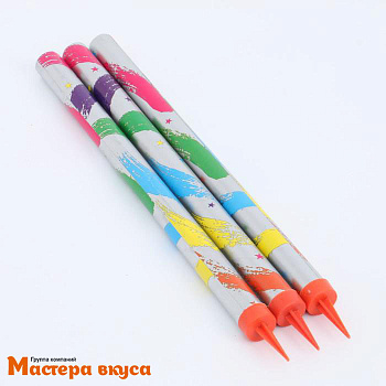 Фейерверк, холодный фонтан 23 см, золотой, упак 3 шт 