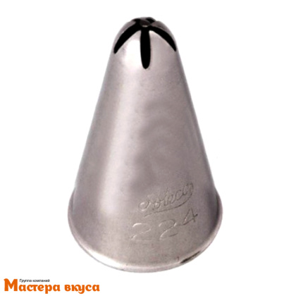 Насадка стальная ЗВЕЗДА закрытая  5 лучей, 2*16 мм