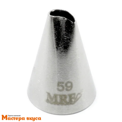 Насадка стальная ЛЕПЕСТОК ДУГООБРАЗНЫЙ, 3 мм,  №59