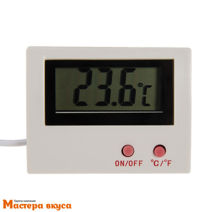 Термометр выносной с ЖК экраном, с уличным датчиком, электронный