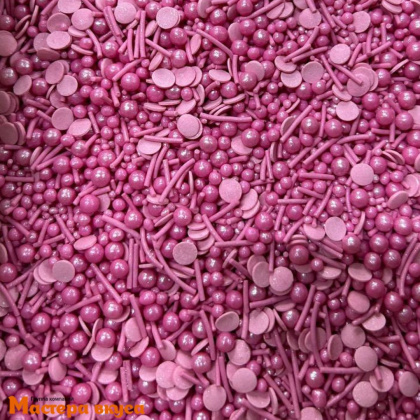 Посыпка  микс декоративный РОЗОВЫЙ №1012, 1,5 кг