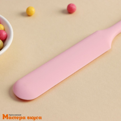 Лопатка силиконовая безшовная 24,5*2,6см (узкая), "Винфор"