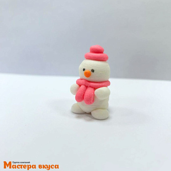 Сахарная фигурка  СНЕГОВИК, h~3,5см d~2,5см