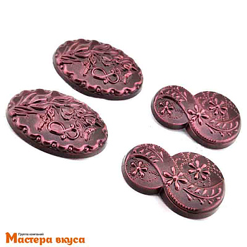 Форма для шоколада пластиковая 8 марта ШОКО-ВОСЬМЕРКИ, (4 фигуры)