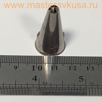 Насадка стальная ЗВЕЗДА закрытая  4 луча, 61*0,9мм  (BX0034) №54