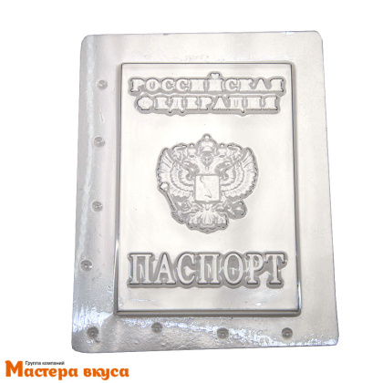Форма для шоколада пластиковая ПАСПОРТ, 150*110мм