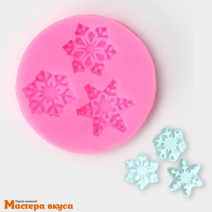 Молд силиконовый МЕТЕЛИЦА 3в1, 5,5*5,5 см